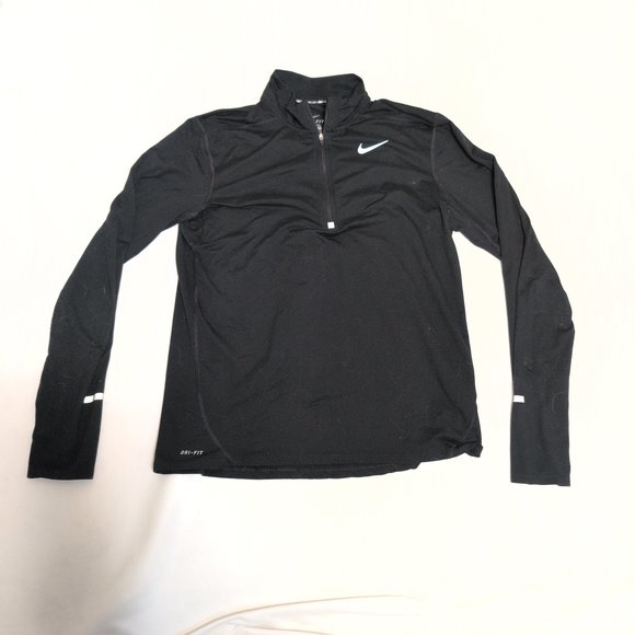 Nike Dri-FIT Men's Black Quarter-Zip Training Top M - Picture 2 of 10
